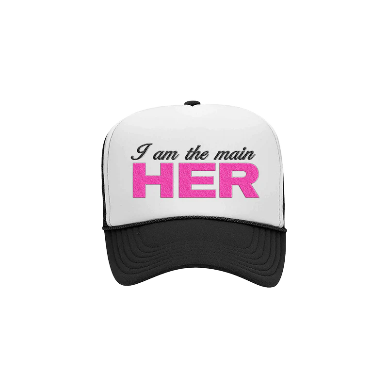 CAN YOU BLAME HER TRUCKER HAT